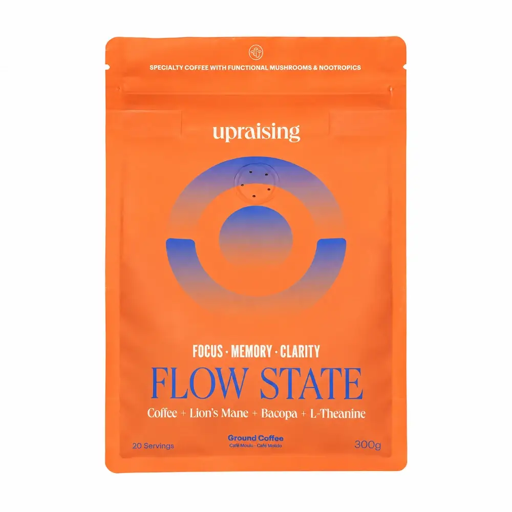 Upraising Flow State: caffè macinato per la moka con lion's mane